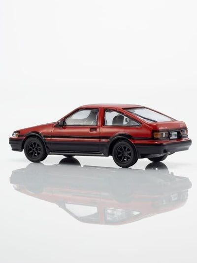 *IDE 2026* Toyota AE86 Corolla Levin, 1:64 Scale (Red - Black)