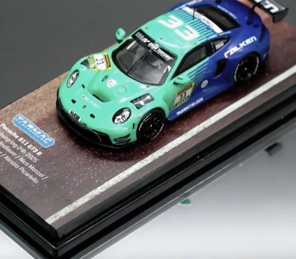 *IDE 2026* Porsche 911 GT3 R Nürburgring 24H 2025 Falken Livery, 1:64 Scale