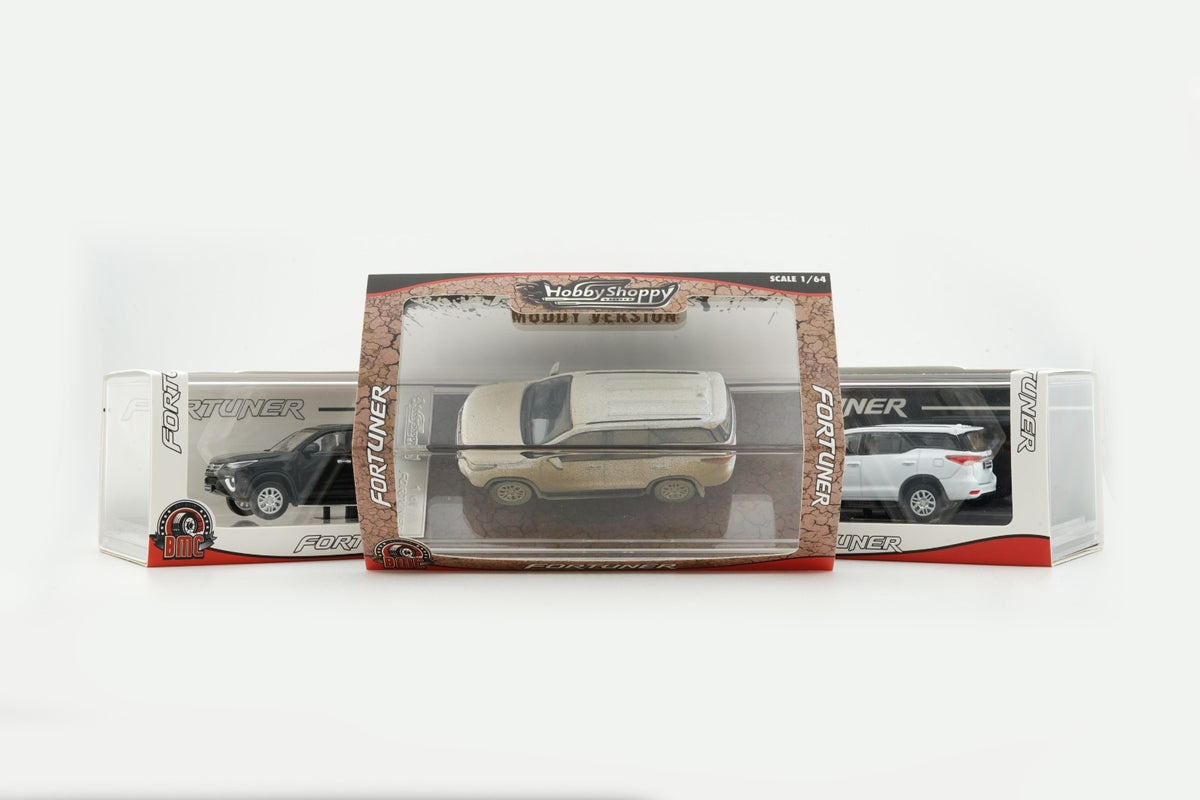 *PRE-ORDER* Toyota Fortuner  (Limited to 499pcs) 2018, 1:64 Scale (White Muddy)