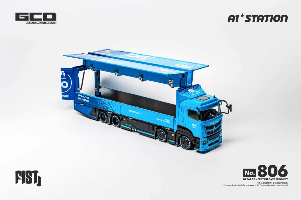 *PRE-ORDER* FIST Team LBWK Mitsubishi Fuso Super Great Container Truck (RHD), 1:64 Scale