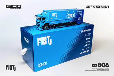 *PRE-ORDER* FIST Team LBWK Mitsubishi Fuso Super Great Container Truck (RHD), 1:64 Scale