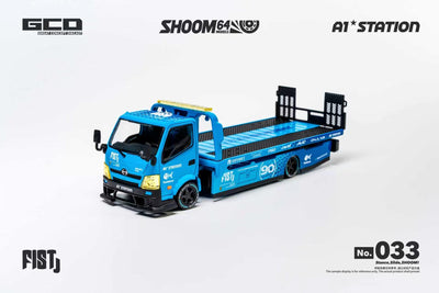 *PRE-ORDER* FIST Team Hino 300 Custom Drop-Bed Car Carrier (LHD), 1:64 Scale