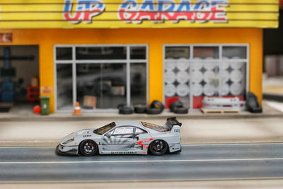 LBWK Ferrari F40 Limited to 499, 1:64 Scale (Cement Grey)