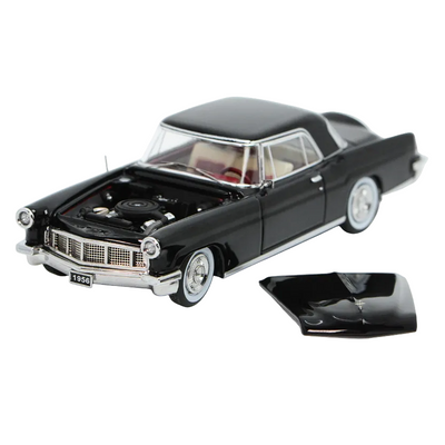 Premium scale diecast model car  – Continental Mark II 1956, 1:64 Scale (Black) Collectible