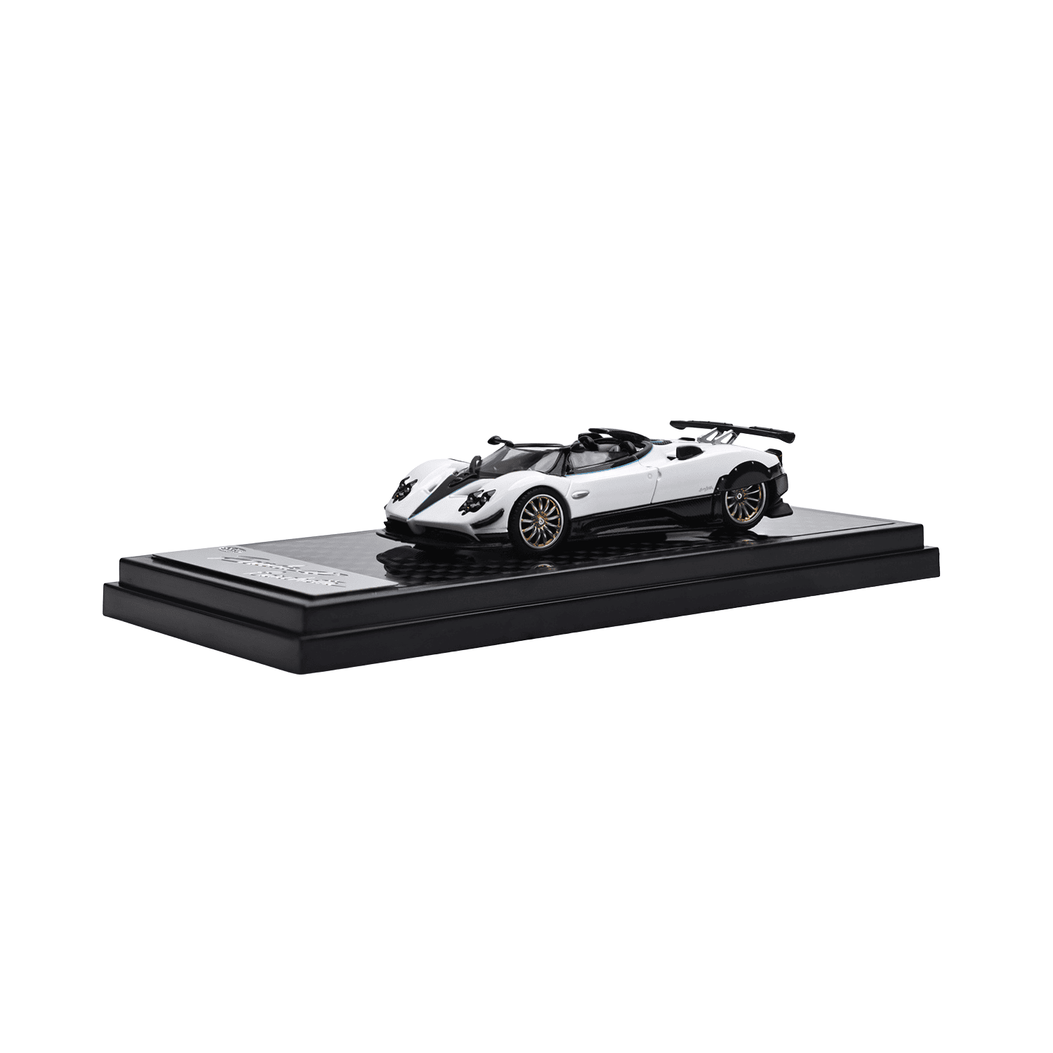Pagani Zonda HP Barchetta, 1:64 Scale (White)
