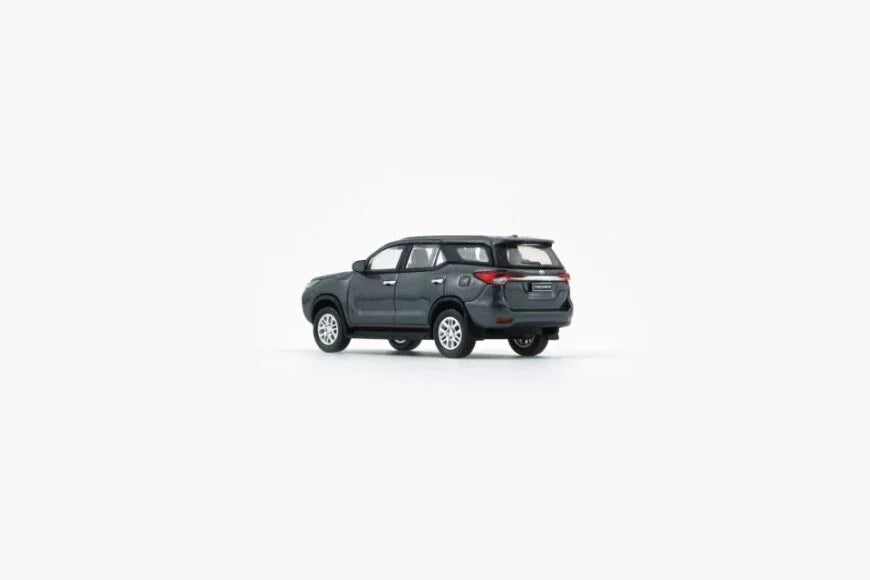 Premium scale diecast model car  – Toyota Fortuner 2018, 1:64 Scale (Grey) Collectible