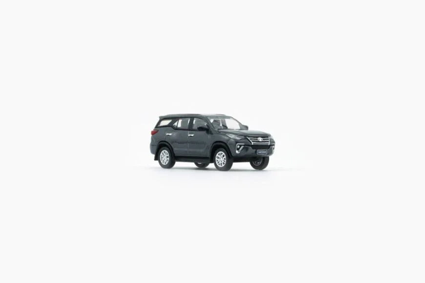 Premium scale diecast model car  – Toyota Fortuner 2018, 1:64 Scale (Grey) Collectible