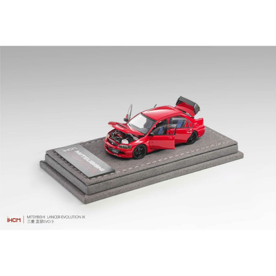 *PRE-ORDER* Mitsubishi Licensed Products - Lancer GSR Evolution EVO IX Rally, 1:64 Scale (Red)