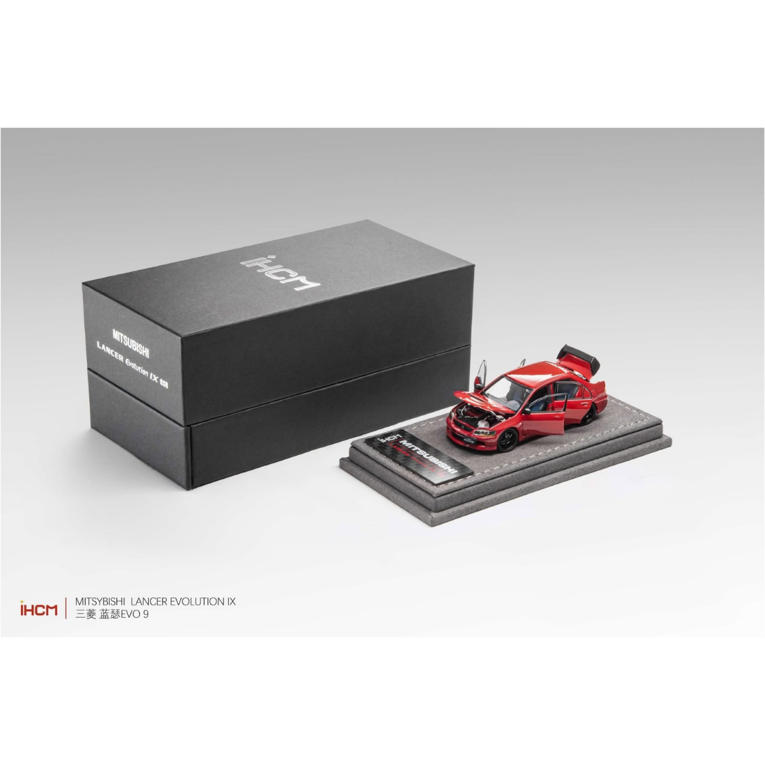 *PRE-ORDER* Mitsubishi Licensed Products - Lancer GSR Evolution EVO IX Rally, 1:64 Scale (Red)