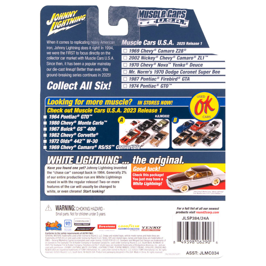 Nickey Chevy Camaro 427 ZL1, 1:64 Scale (Red)