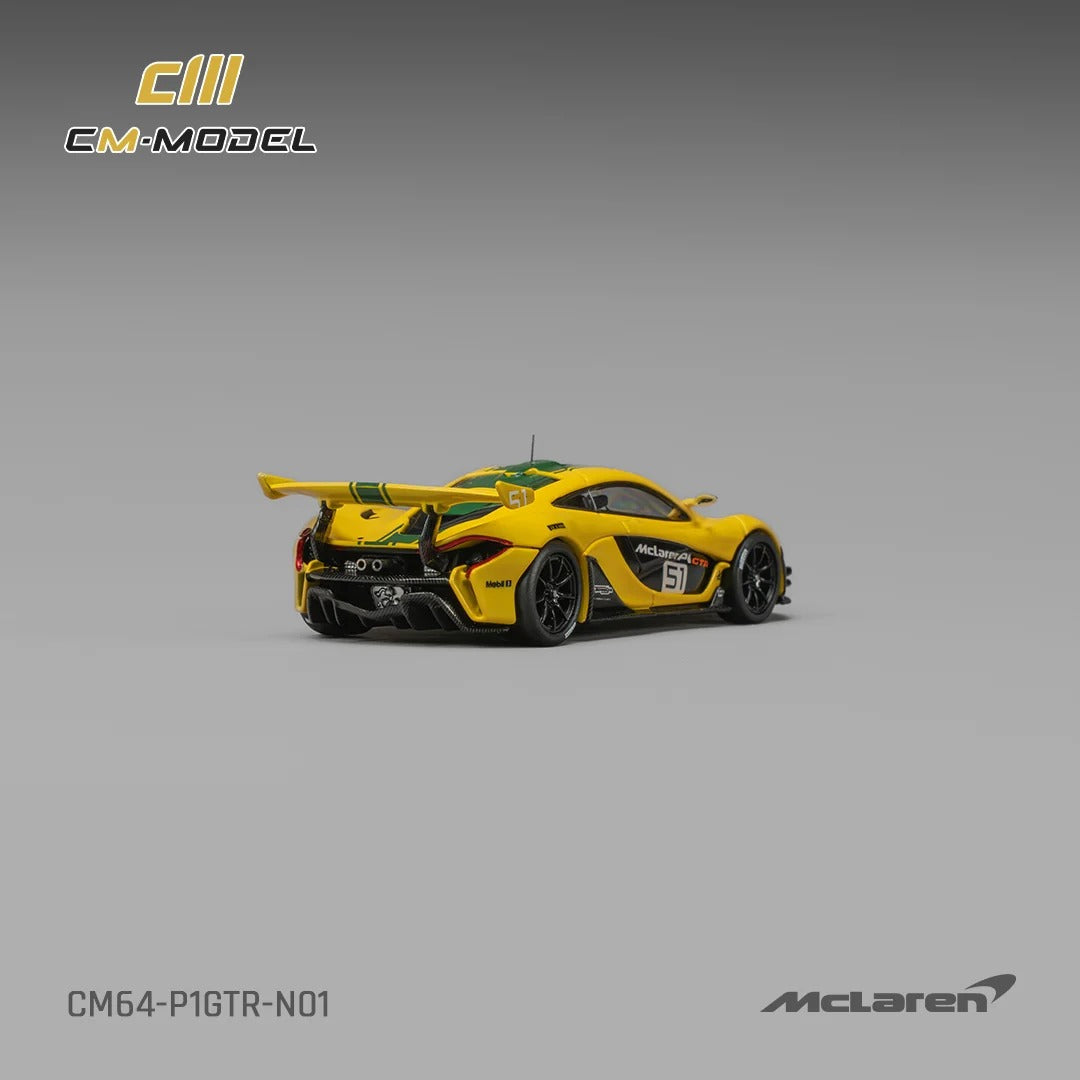 *PRE-ORDER* McLaren P1 GTR – Harrods Livery #51, 1:64 Scale (Yellow)