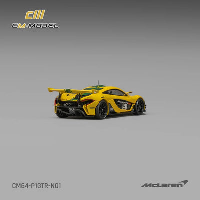 *PRE-ORDER* McLaren P1 GTR – Harrods Livery #51, 1:64 Scale (Yellow)