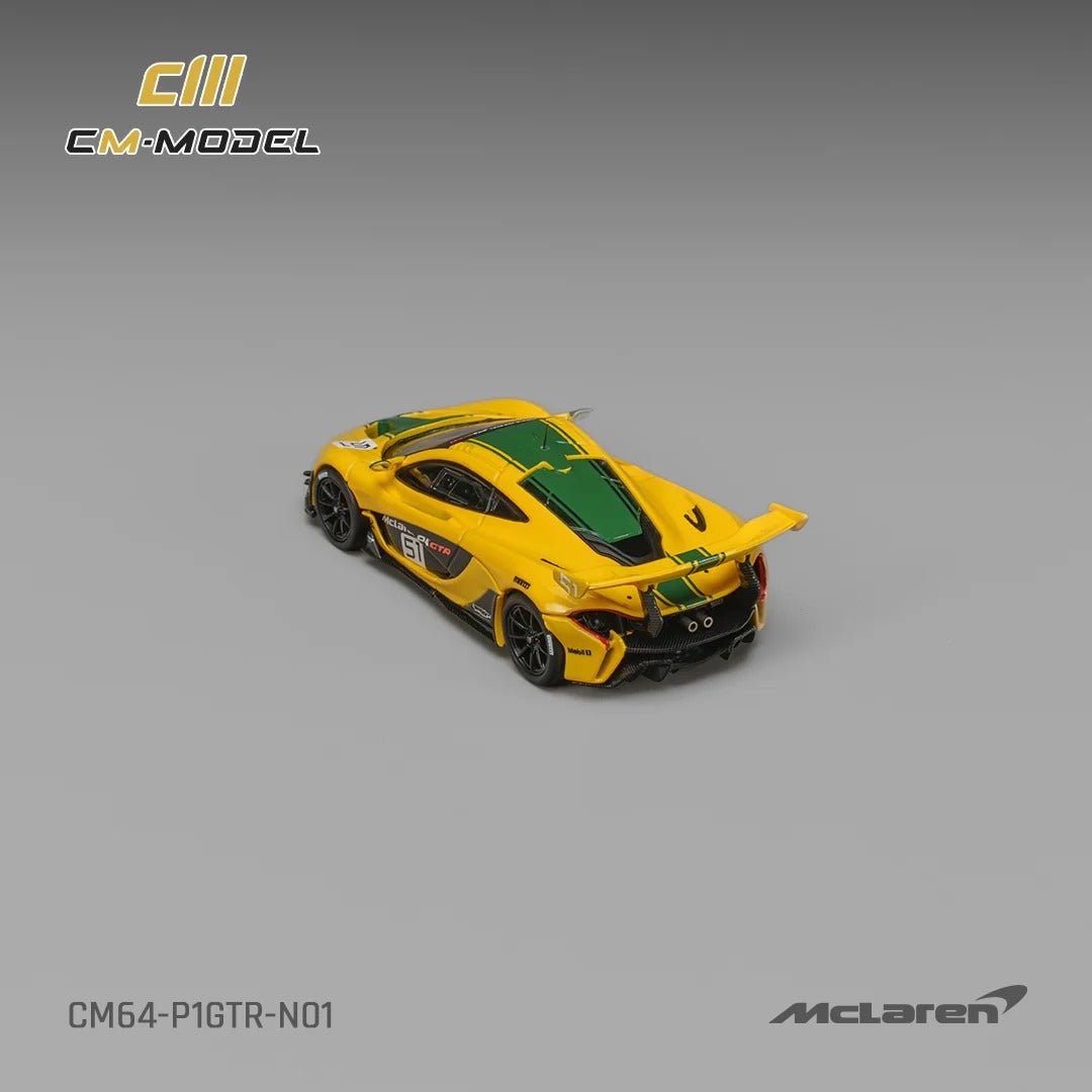 *PRE-ORDER* McLaren P1 GTR – Harrods Livery #51, 1:64 Scale (Yellow)