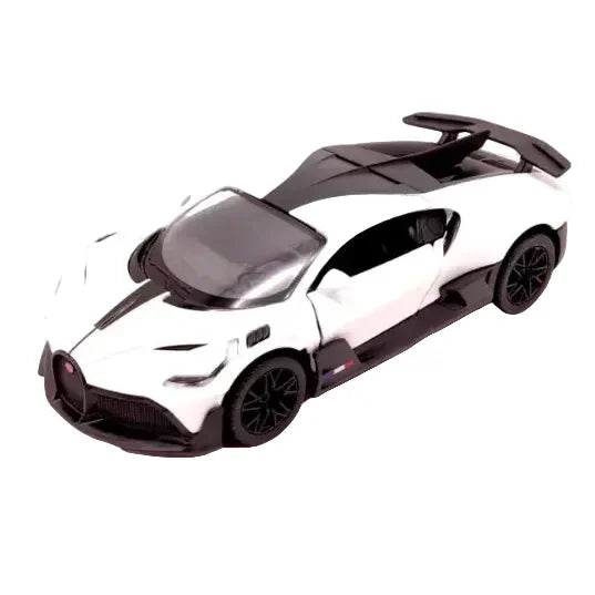 Premium scale diecast model car  – Bugatti Divo, 1:36 Scale (White) Collectible