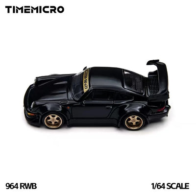 *PRE-ORDER* Time Micro Porsche RWB 964, 1:64 Scale (Black)