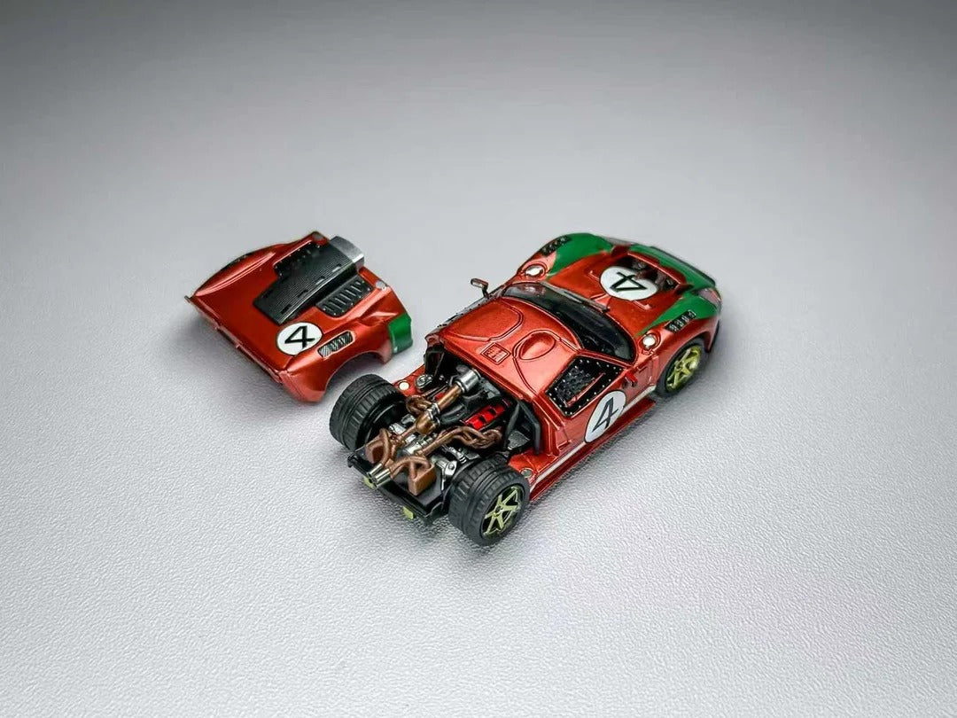 Ford GT40 Engine Hood Magnetic Attraction Structure, 1:64 Scale