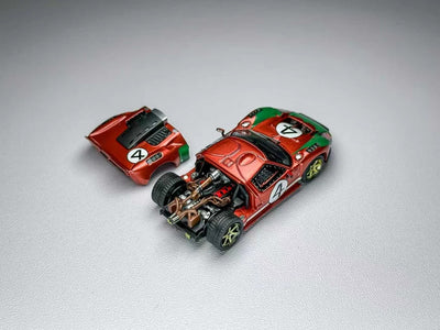 Ford GT40 Engine Hood Magnetic Attraction Structure, 1:64 Scale
