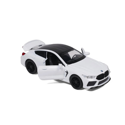 BMW M8 Model Car, 1:32 Scale (White)