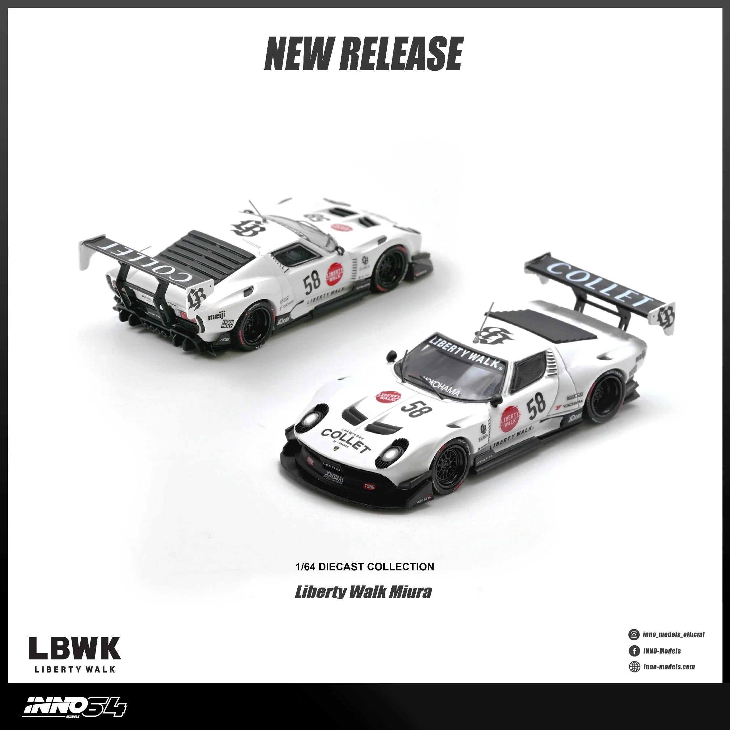 *HKTCS* LB Silhouette Works Miura GT - Hong Kong Toy Car Salon 2026 Event Exclusive, 1:64 Scale