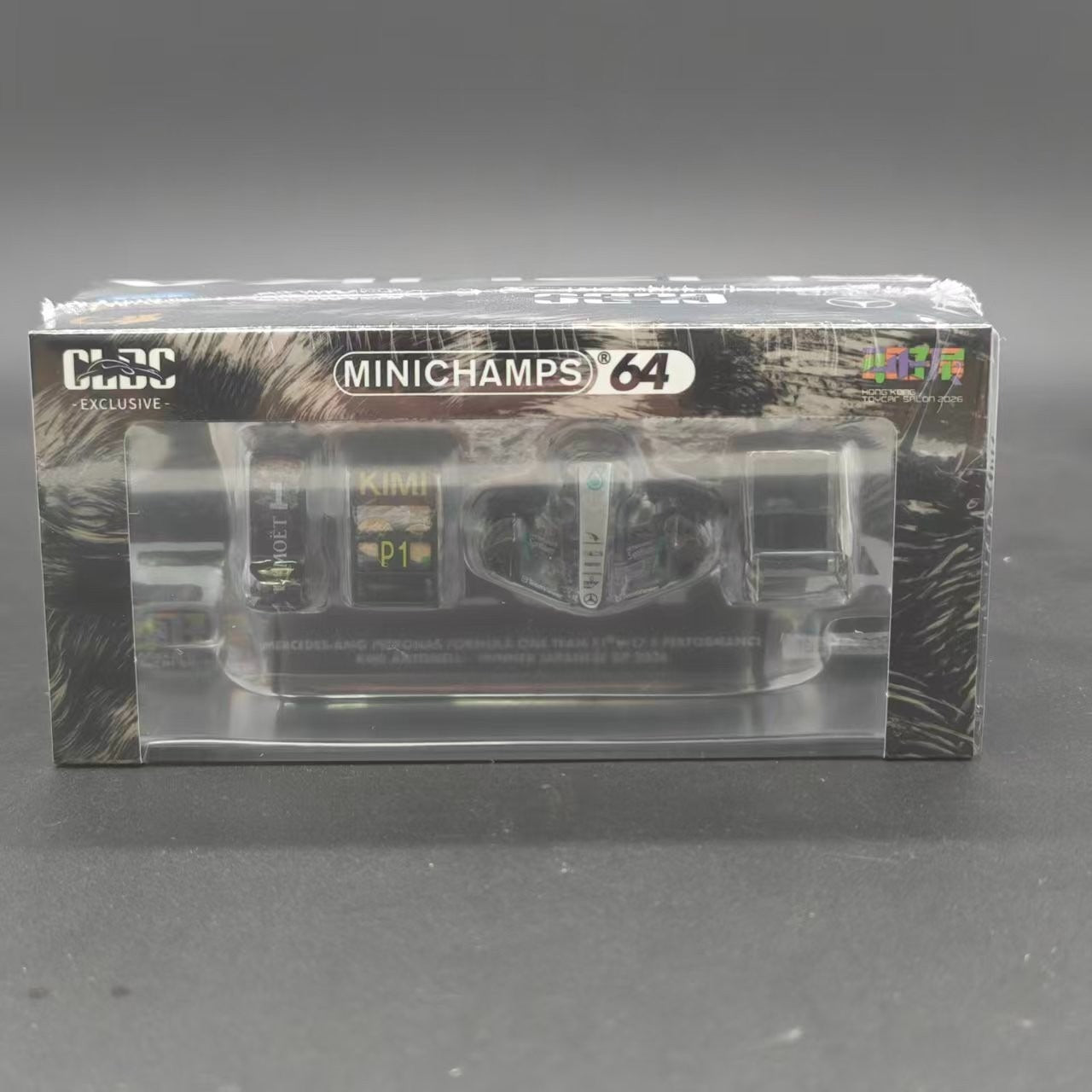 *HKTCS* Mercedes W17 F1 Kimi 2026 Japan GP HK Toycar Salon (Limited to 2000pcs), 1:64 Scale