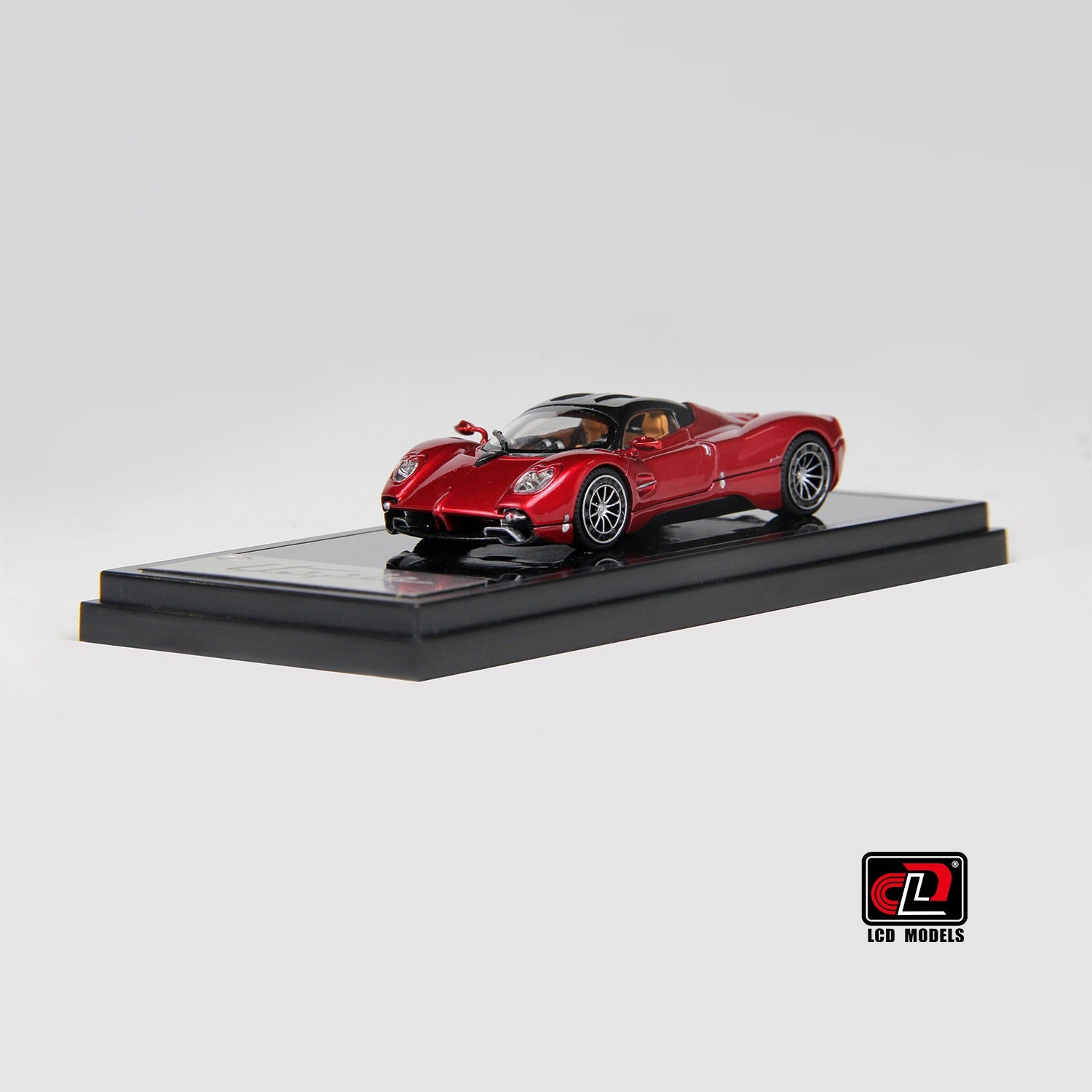 Premium scale diecast model car  – Pagani Utopia Coupe, 1:64 Scale (Red) Collectible