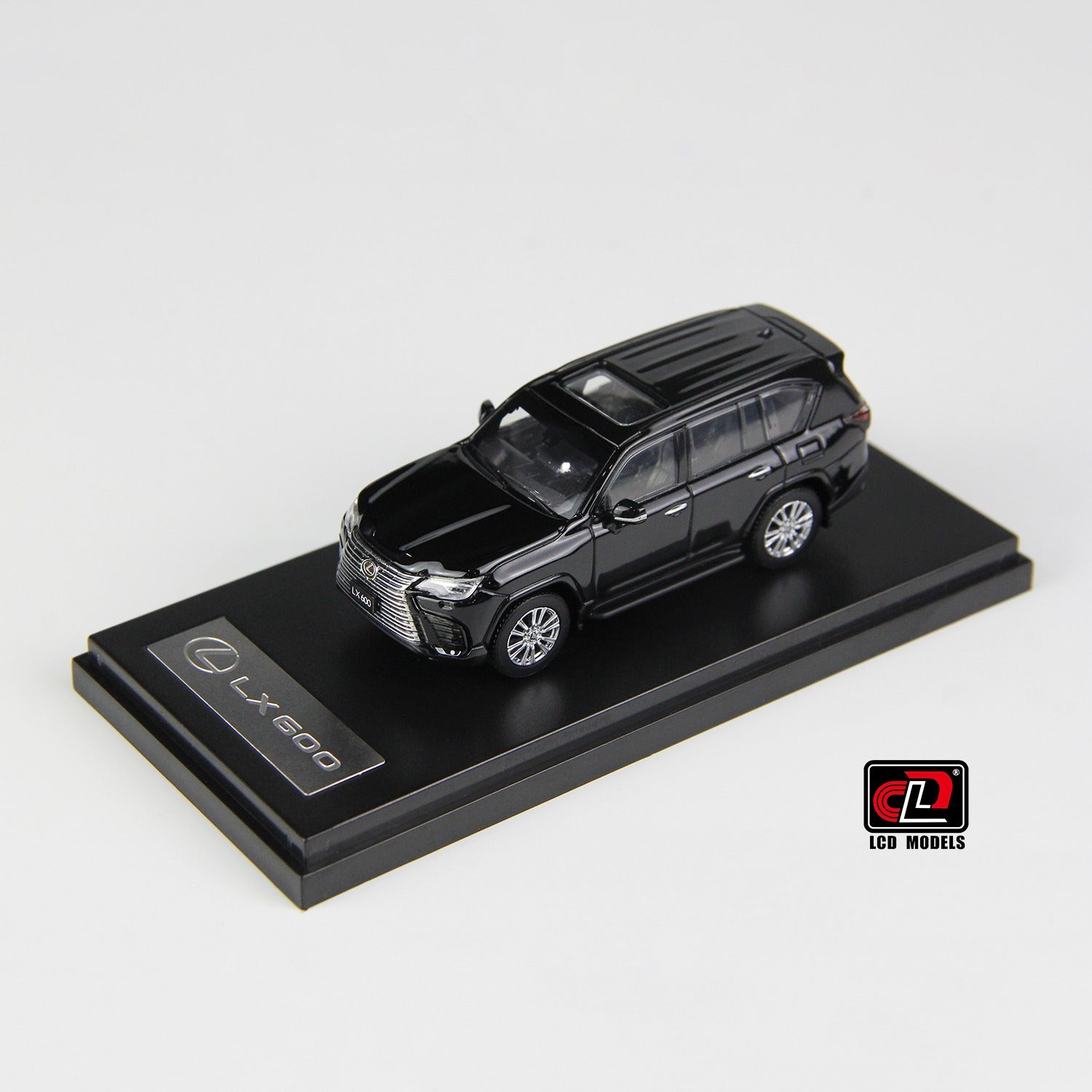 Premium scale diecast model car  – LEXUS LX600, 1:64 Scale (Black) Collectible