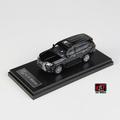 Premium scale diecast model car  – LEXUS LX600, 1:64 Scale (Black) Collectible
