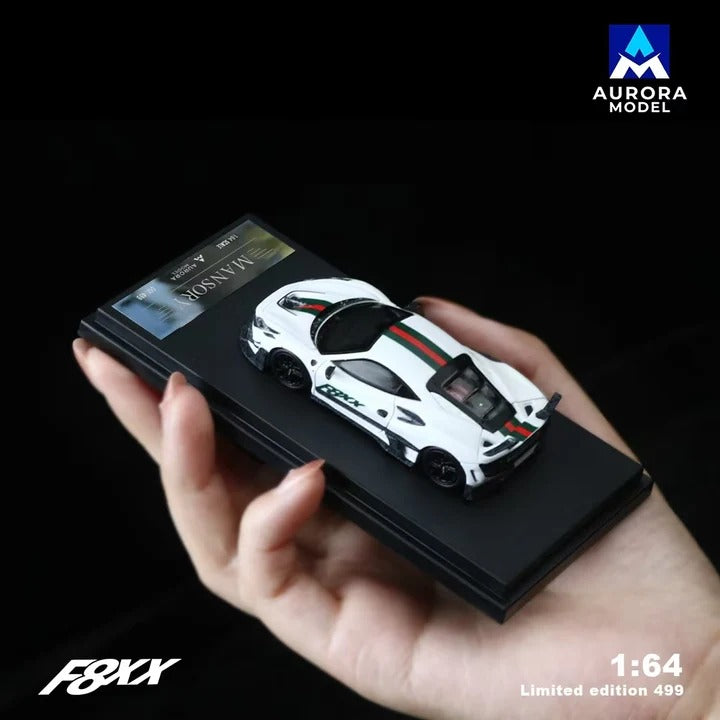 *PRE-ORDER* Modified Mashray F8XX Pearl White Figure Edition, 1:64 Scale