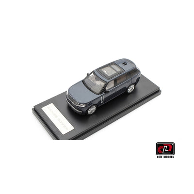Premium scale diecast model car  – Land Rover Range Rover, 1:64 Scale (Blue) Collectible