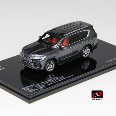 Premium scale diecast model car  – LEXUS LX600, 1:43 Scale (Grey) Collectible