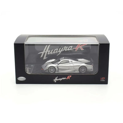 Premium scale diecast model car  – Pagani Huayra R, 1:64 Scale (Silver) Collectible