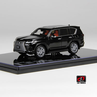 Premium scale diecast model car  – LEXUS LX600, 1:43 Scale (Black) Collectible