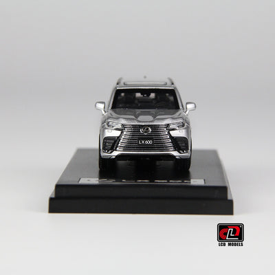 Premium scale diecast model car  – LEXUS LX600, 1:64 Scale (Silver) Collectible