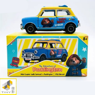 *PRE-ORDER* Morris Mini Mk 1 (Open-top Version) x Paddington Bear, 1:64 Scale