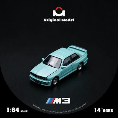 *PRE-ORDER* E30 Mercedes Benz M3, 1:64 Scale (Mint Green)