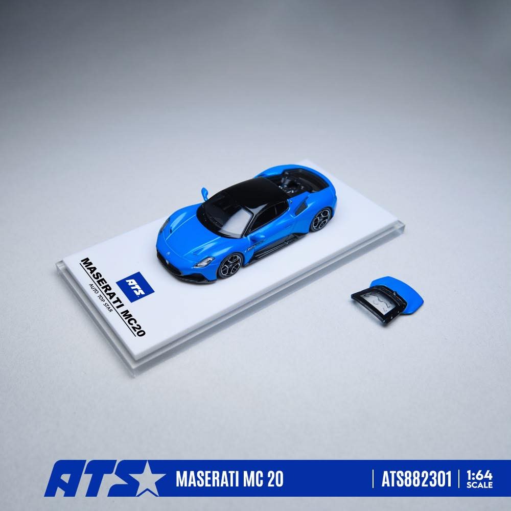 *PRE-ORDER* Maserati Marzana MC 20, 1:64 Scale (Blue)