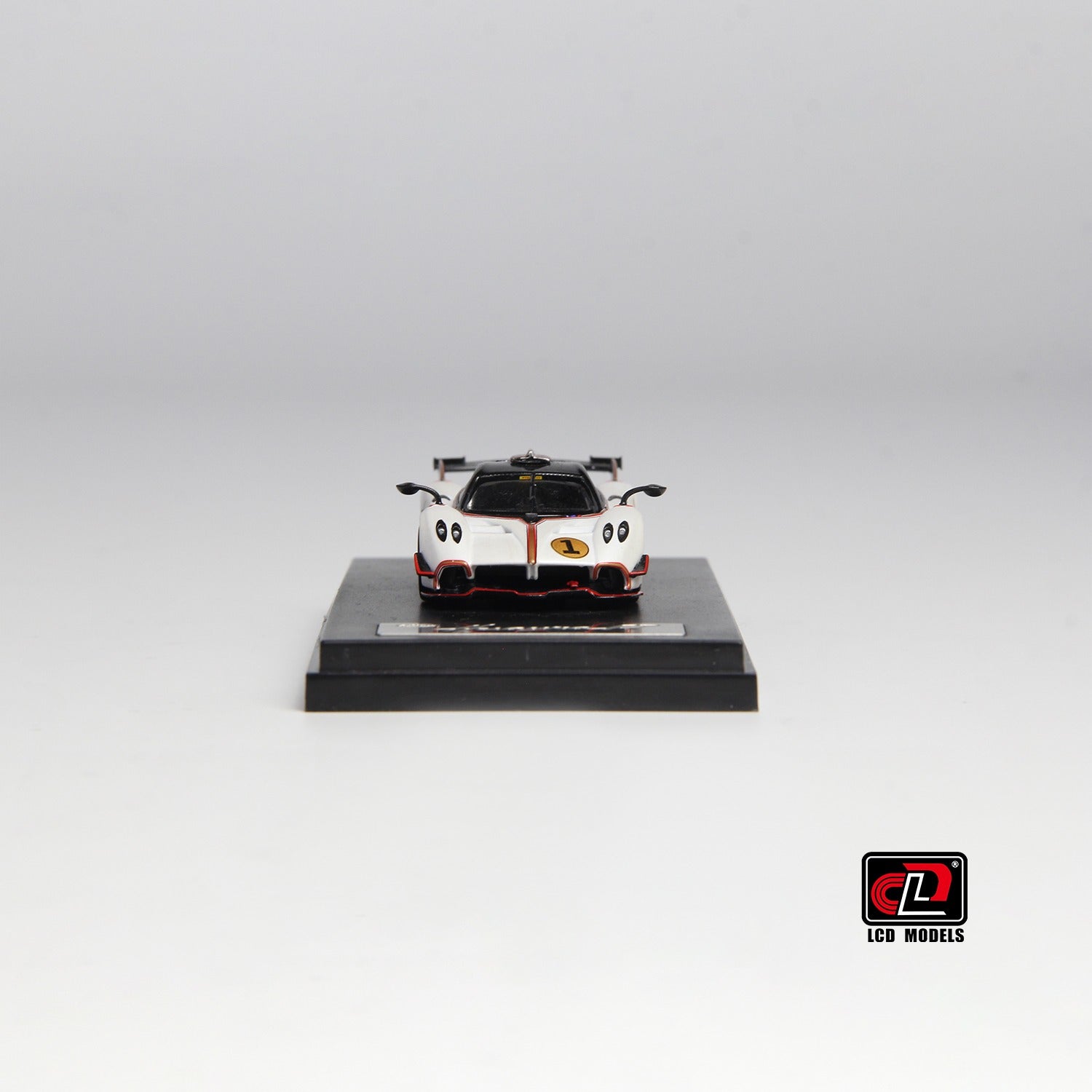 Premium scale diecast model car  – Pagani Huayra R, 1:64 Scale (Pearl White) Collectible