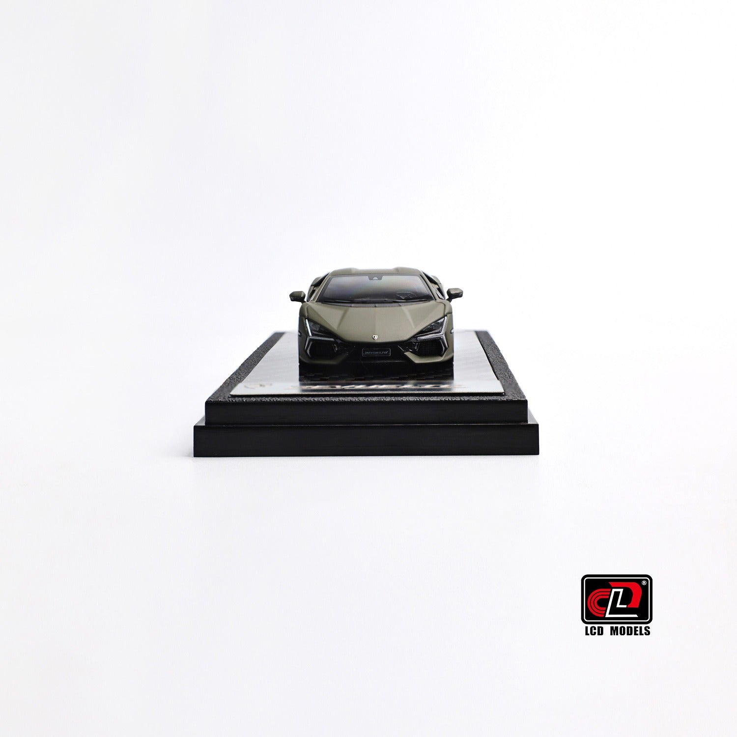 Premium scale diecast model car  – Lamborghini Revuelto, 1:64 Scale (Matte Green) Collectible
