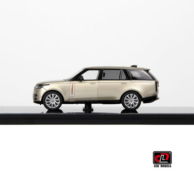 Premium scale diecast model car  – Land Rover Range Rover SV SERENITY, 1:43 Scale (Gold) Collectible