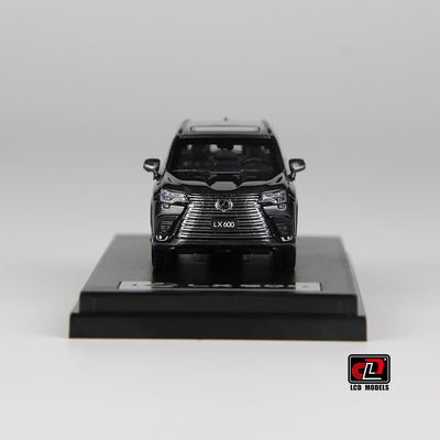 Premium scale diecast model car  – LEXUS LX600, 1:64 Scale (Grey) Collectible