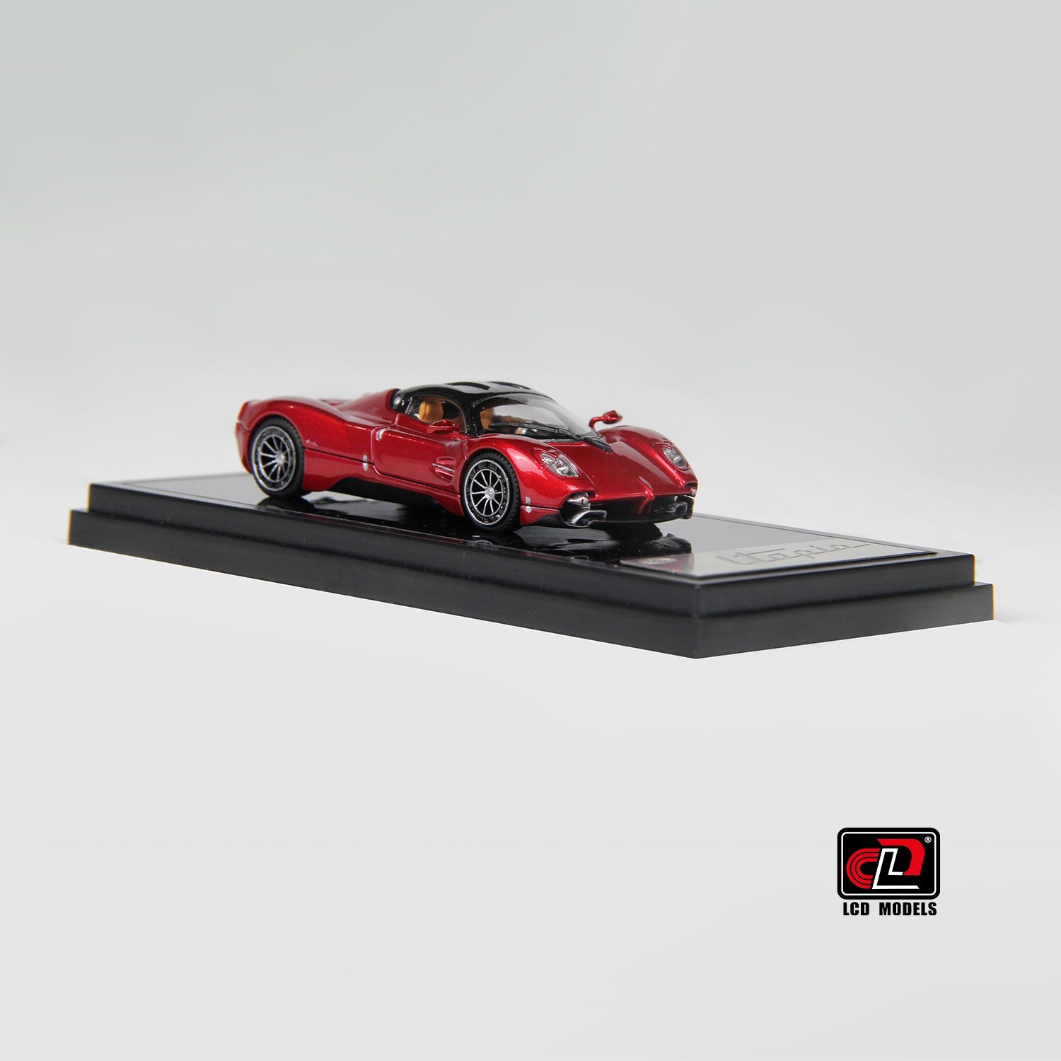 Premium scale diecast model car  – Pagani Utopia Coupe, 1:64 Scale (Red) Collectible