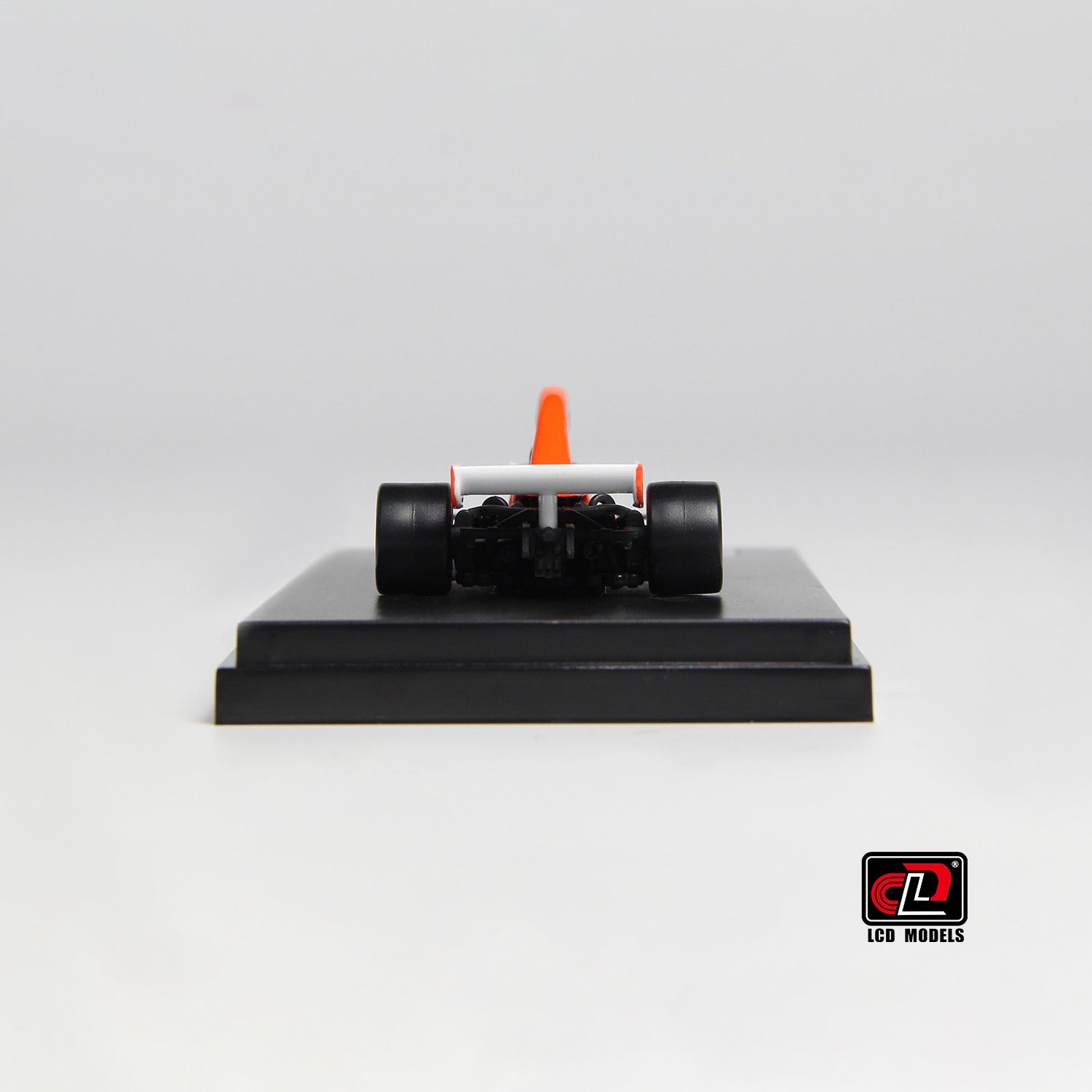 Premium scale diecast model car  – McLaren M23, 1:64 Scale (Orange with White) Collectible