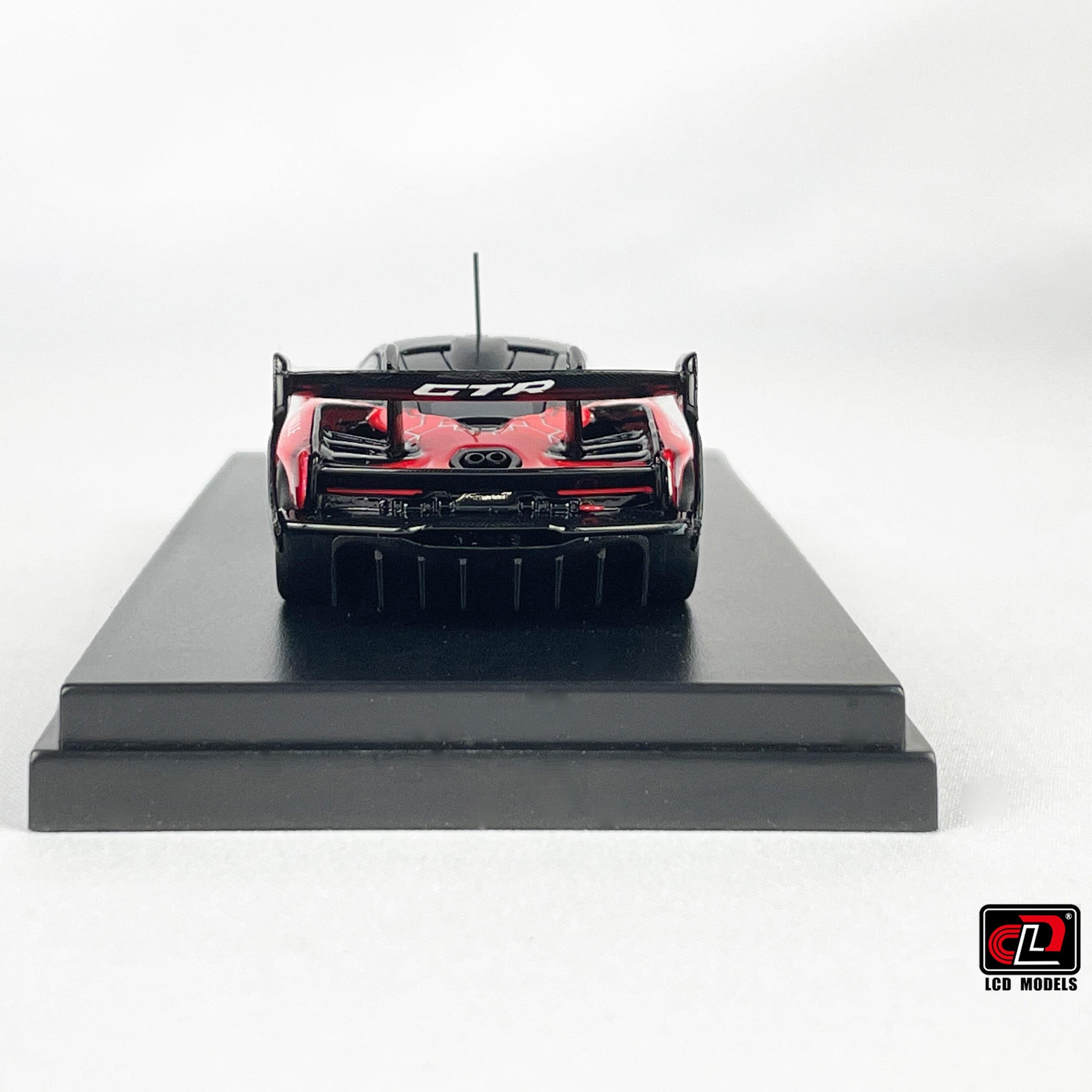 Premium scale diecast model car  – McLaren Senna GTR Foshan APA XPO Special Package 2025, 1:64 Scale (Electroplating Red) Collectible