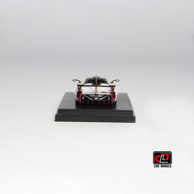 Premium scale diecast model car  – Pagani Huayra R, 1:64 Scale (Pearl White) Collectible
