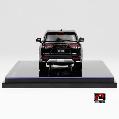 Premium scale diecast model car  – LEXUS LX600, 1:43 Scale (Black) Collectible
