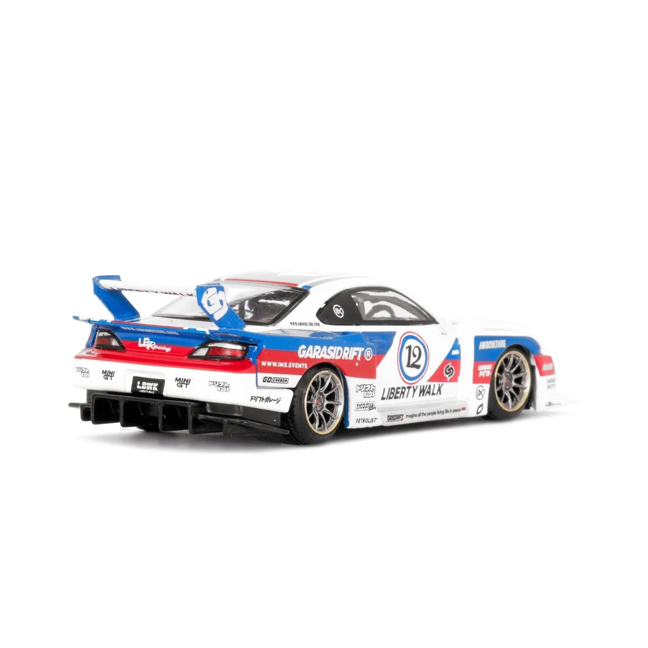 *PRE-ORDER* Wataru Kato Signed Exclusive - Mini GT (Liberty Walk Limited Edition) Nissan S15, 1:64 Scale (Silvia Blister)