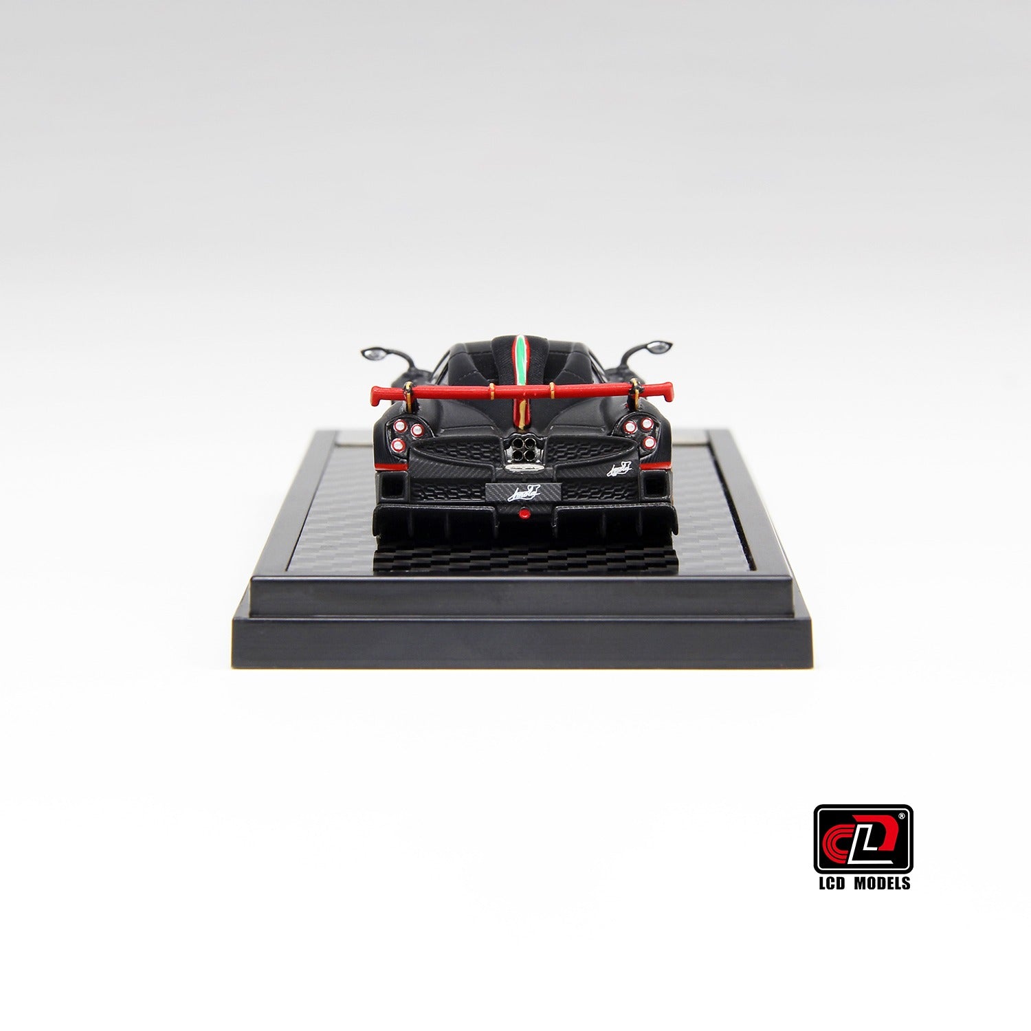Premium scale diecast model car  – Pagani Imola Coupe, 1:64 Scale (Matte Black) Collectible