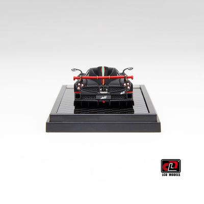 Premium scale diecast model car  – Pagani Imola Coupe, 1:64 Scale (Matte Black) Collectible