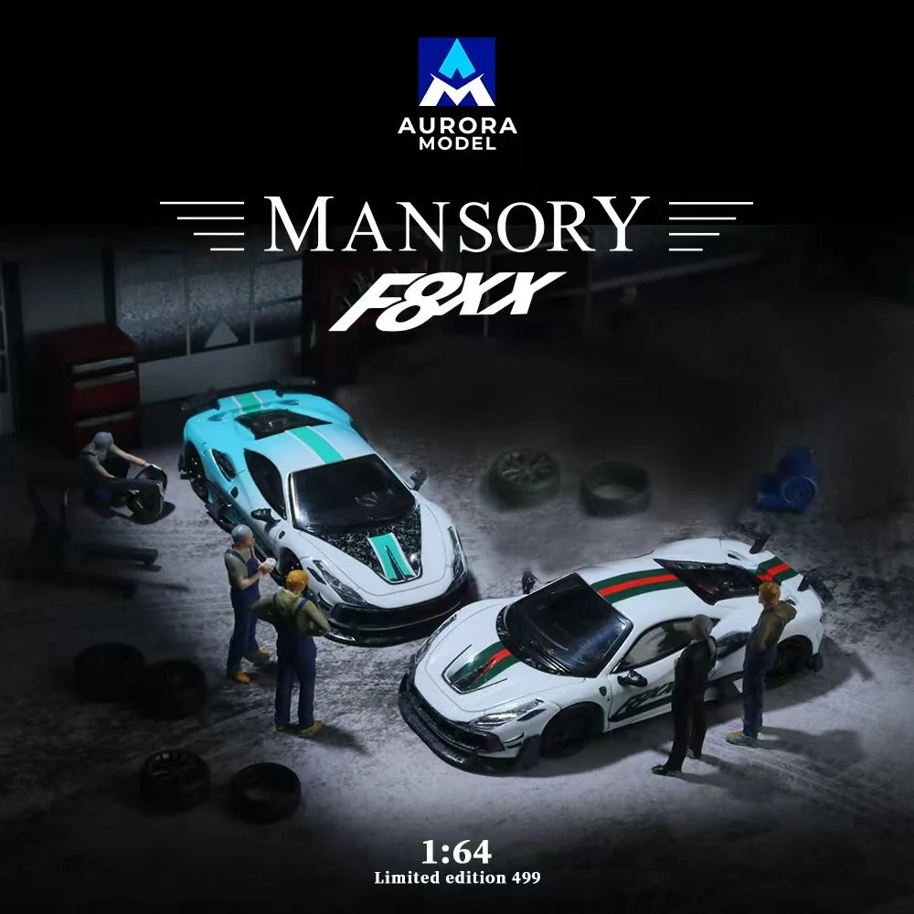 *PRE-ORDER* Modified Mashray F8XX Green Lightning Figure Edition, 1:64 Scale