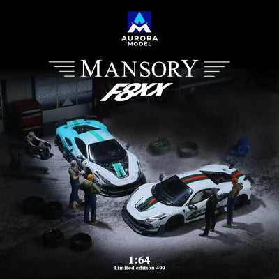 *PRE-ORDER* Modified Mashray F8XX Green Lightning Figure Edition, 1:64 Scale